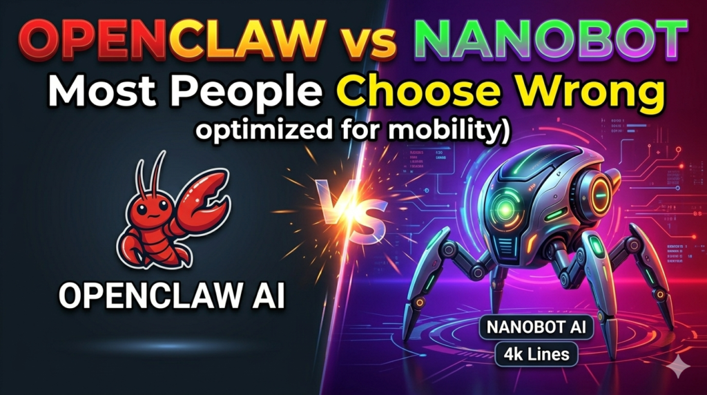 OpenClaw vs Nanobot: What Most People Choose Wrong