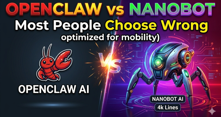 OpenClaw vs Nanobot: What Most People Choose Wrong