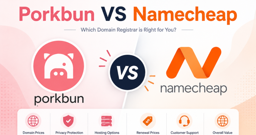 Porkbun vs Namecheap (2026)
